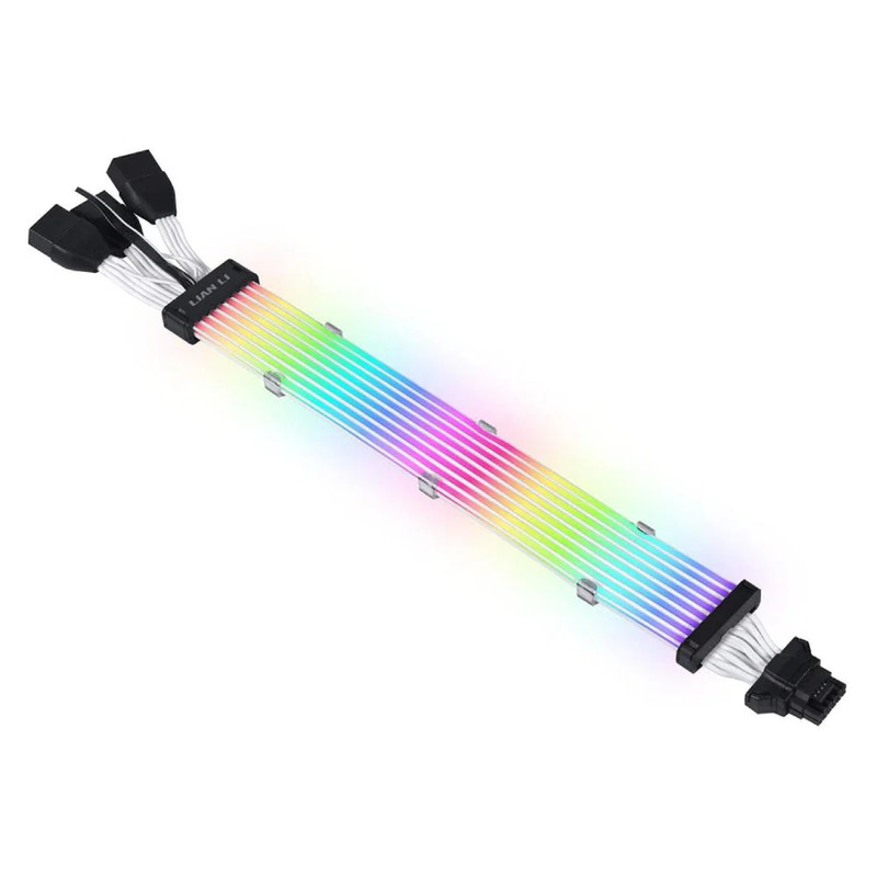 Lian Li Strimer Plus V2 12VHPWR to 3x8Pin 335mm Extension - إضاءة